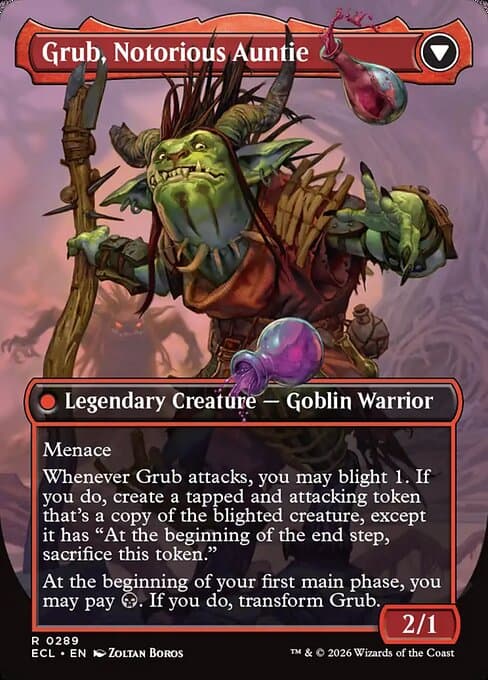 Grub, Storied Matriarch // Grub, Notorious Auntie