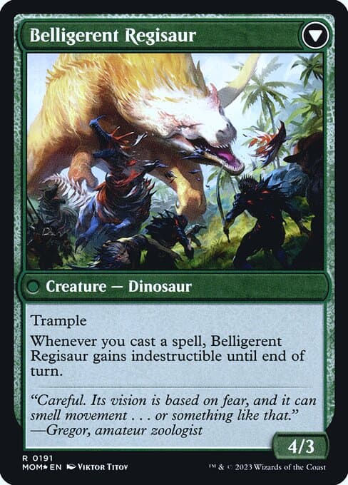 Invasion of Ixalan // Belligerent Regisaur