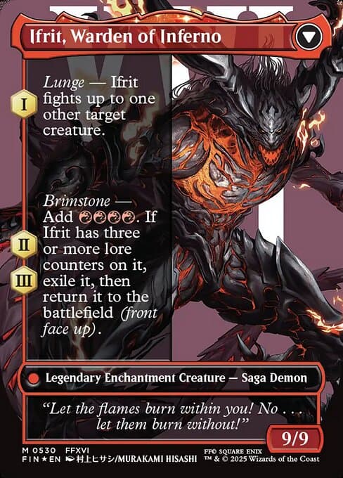 Clive, Ifrit's Dominant // Ifrit, Warden of Inferno