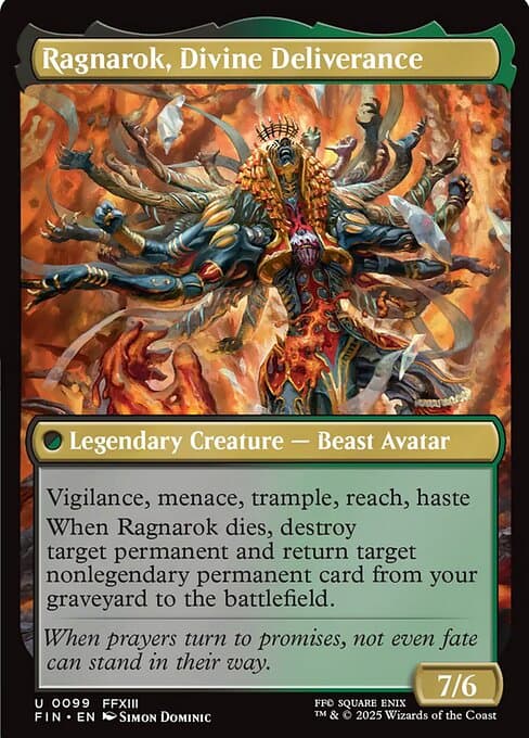 Ragnarok, Divine Deliverance // Vanille, Cheerful l'Cie