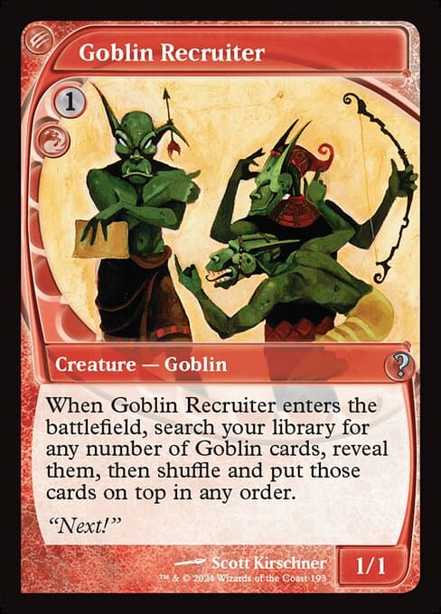 Goblin Recruiter