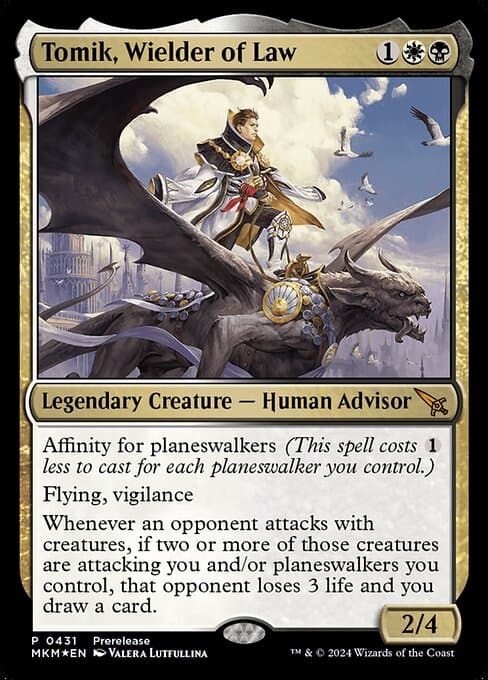 Tomik, Wielder of Law