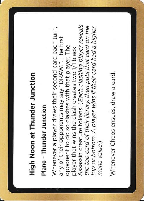 High Noon At Thunder Junction