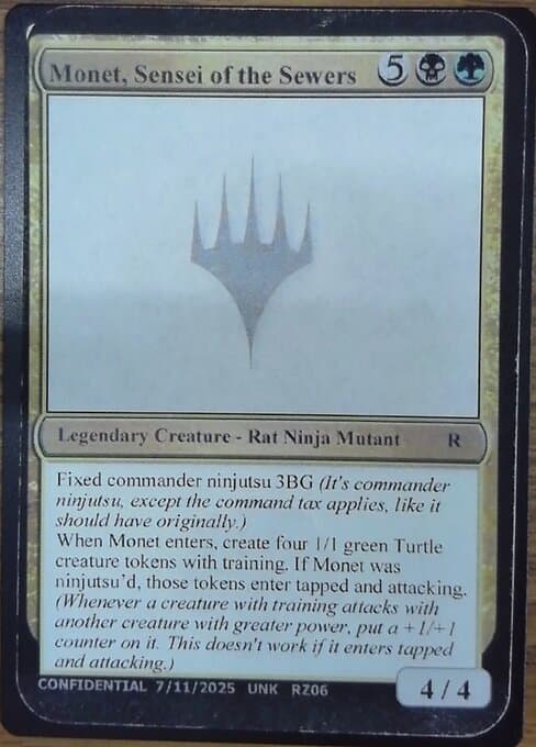 Monet, Sensei of the Sewers