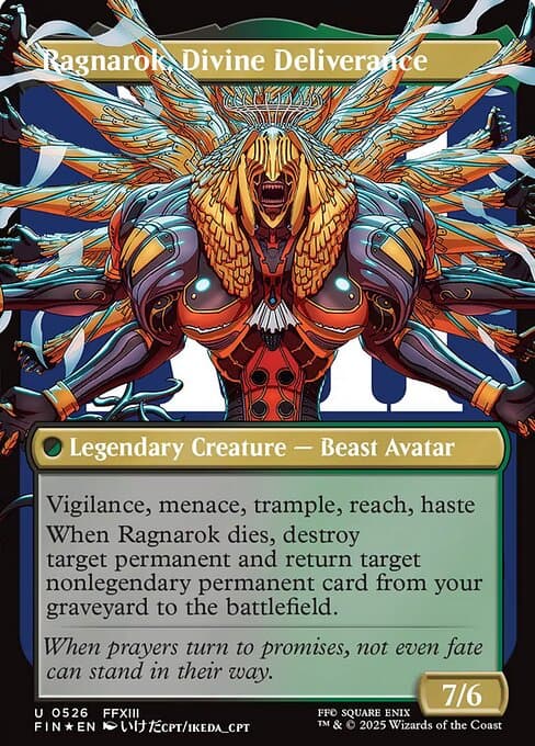 Ragnarok, Divine Deliverance // Vanille, Cheerful l'Cie