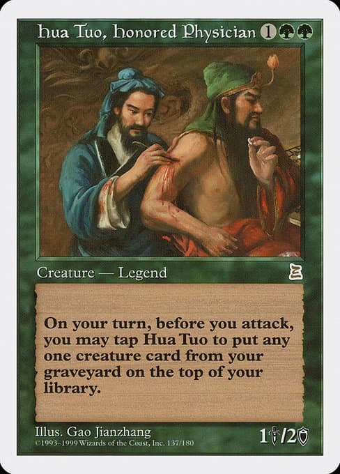 Hua Tuo, Honored Physician