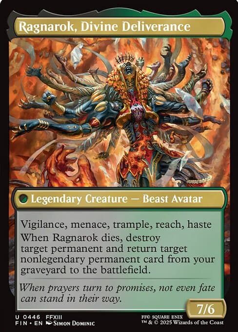 Ragnarok, Divine Deliverance // Vanille, Cheerful l'Cie