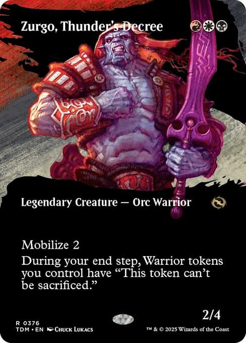 Zurgo, Thunder's Decree