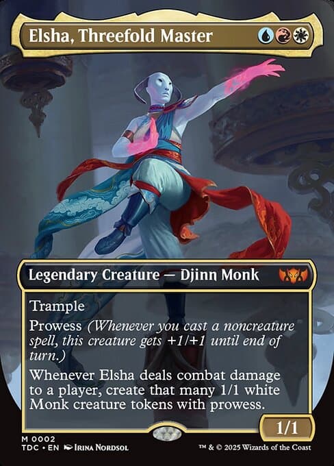 Elsha, Threefold Master